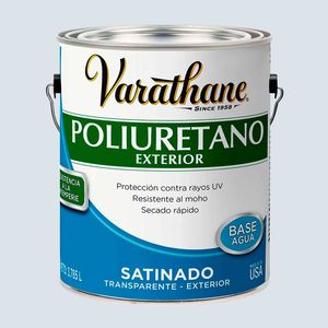 VARATHANE POLIURETANO DE EXTERIOR PARA MADERA ACABADO SATINADO 3.78L