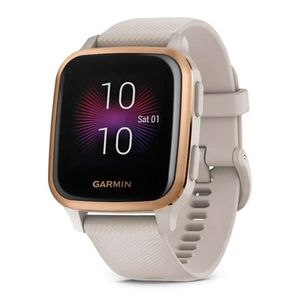 Smartwatch Garmin Venu SQ Music, gps, 1.3", resistente al agua 5ATM, máx. 6 días, rosa