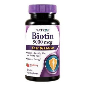 Biotin 5000mcg Natrol Fast Dissolve x 90 Tabletas