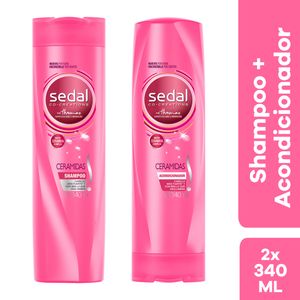 Pack Sedal Shampoo Ceramidas 340Ml + Acondicionador Ceramidas 340Ml