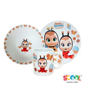 SET CERAMICA 3PIEZAS CRYBABIES
