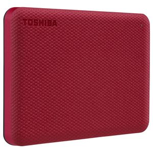 Toshiba Disco Externo 1TB Canvio Advance v10 Rojo - HDTCA10XR3AA