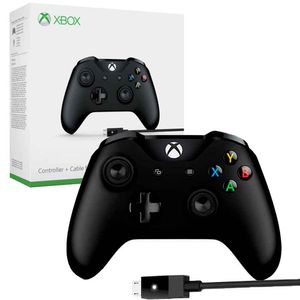 Mando Xbox One Compatible Series X/S Inalámbrico y cable Negro 1708