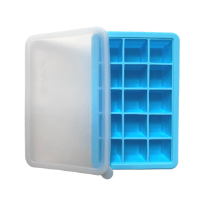 Cubeta de hielo de silicona KIOXX 15 cavidades Celeste
