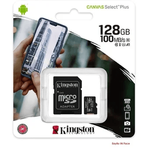 Memoria Micro SD 128 GB Kingston Clase 10