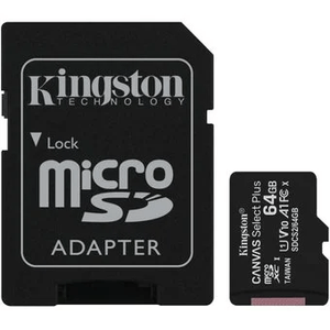 Memoria MICRO SD 64GB KINGSTON 100MB/S