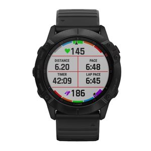 Smartwatch Garmin Fenix 6X PRO, gps, resistente al agua 5 ATM, máx. 21 días, negro