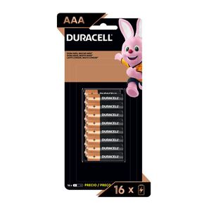 Pila alcalina Duracell AAA x16