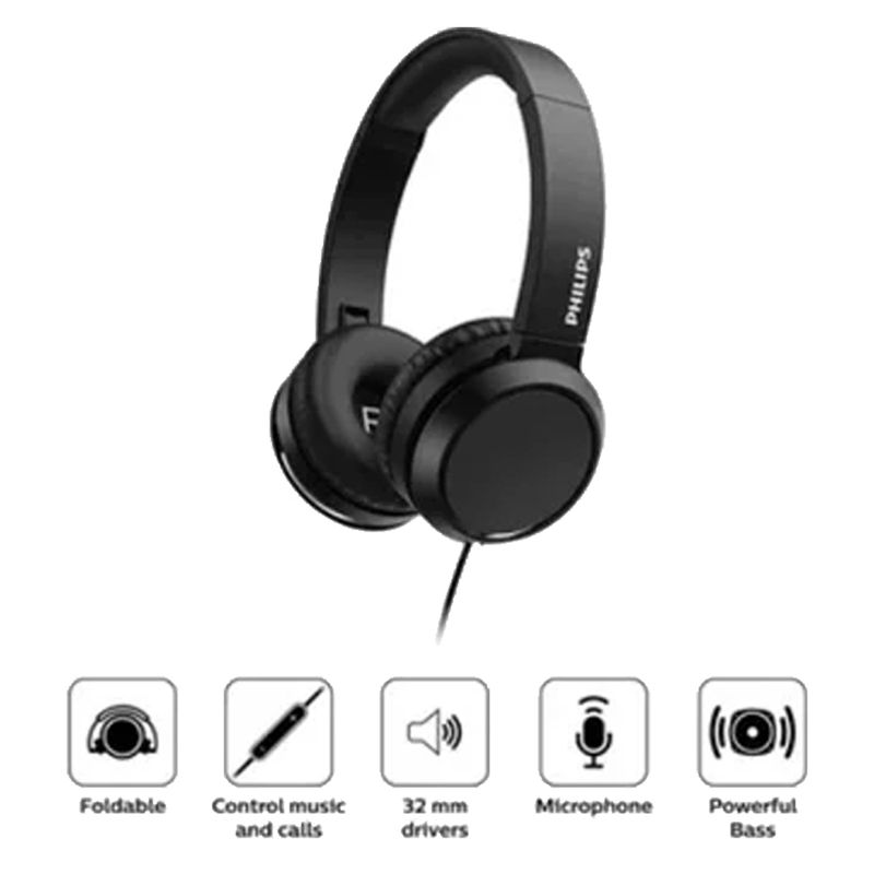 Audífonos On Ear Philips Extra bass con Bluetooth