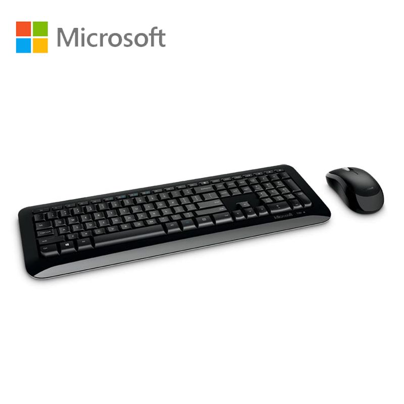 Kit Teclado y Mouse inal mbrico Microsoft Desktop 850 Receptor USB