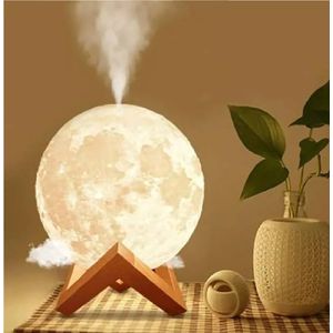Humidificador Lámpara en Forma de Luna