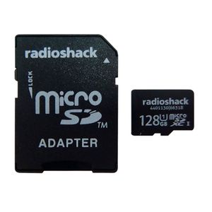 Micro SD con adaptador Radioshack Clase 10 U1 128GB 90MB/s