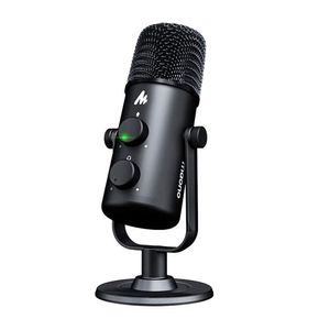 Micrófono de podcast Maono AU-903 omnidireccional, cardioide, base 360° antideslizante
