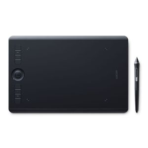 Tableta gráfica Wacom Intuos PRO Medium, incluye lápiz Wacom Pro Pen 2, negro