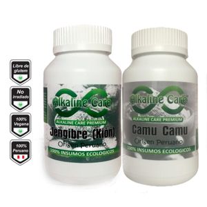 Jengibre (100 caps) + Camu Camu (100 caps) Alkaline Care