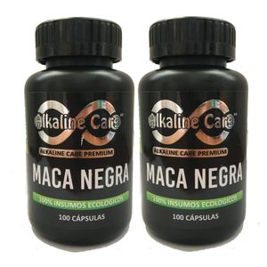 Maca Negra Alkaline Care 100 Cápsulas x 2