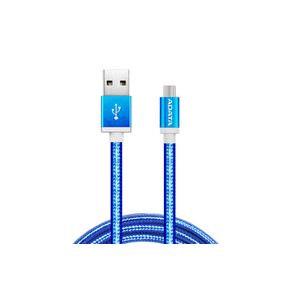 ADATA TECHNOLOGY ADATA MICRO USB CABLE BLUE - AMUCAL-100CMK-CBL