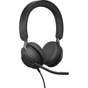 Jabra Evolve2 40 Stereo Wired On-Ear Headset UC USB Type-A Auricular Profesional Call - 24089-989-999
