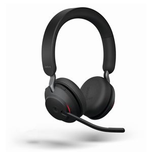 Jabra Evolve2 65 Stereo Wireless On-Ear Headset Microsoft Teams USB Type-A Black - 26599-999-999