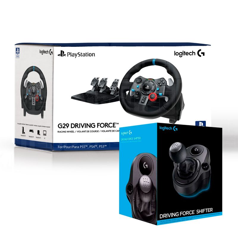 Logitech G29 Volante + Pedales + Palanca de cambios Para Playstation 4, 3 y  PC