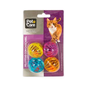 Pet Care Pelotitas con Cascabel para Gatos