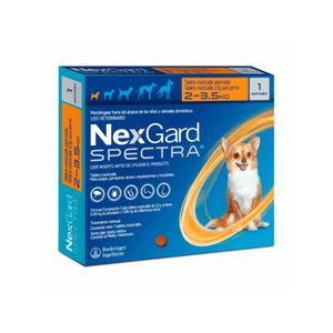 Nexgard Spectra XS x 1 Tableta (2-3.5 Kg)