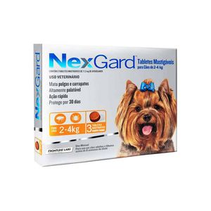 Nexgard 11.3 mg Perros de  2 Kg a 4 Kg x 3 Und