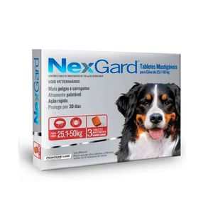 Nexgard 136 mg Perros de 25.1 Kg a 50 Kg x 3 Und