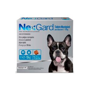 Nexgard 28.3 mg Perros de 4.1 Kg a 10 Kg x 1 Und