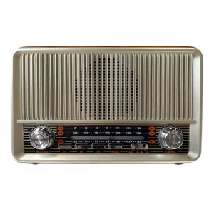 Radio portátil Richards Retro bluetooth, control remoto, FM/AM/SW, USB/TF, recargable