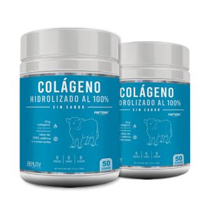 Pack 02 Colágenos Beauty Glow 100% Colágeno Hidrolizado Sin Sabor 500GR C/U