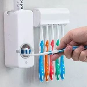 Dispensador Automático De Pasta Dental Porta Cepillos