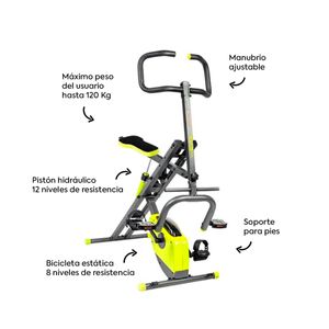 Body Crunch Evolution Sistema de Ejercicios 2 en 1