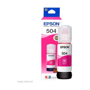 Botella de tinta Epson T504320-AL, Magenta