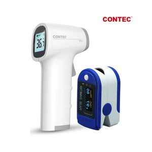 OXIMETRO CONTEC CMS50D + TERMOMETRO  CONTEC TP500