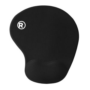 Mouse pad Radioshack S, 22cm x 19cm, ergonómico, soporte de muñeca, negro