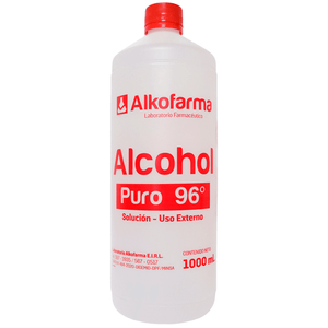 Alcohol Puro 96° Alkofarma Uso Externo 1LT