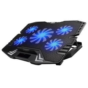 Cybercool - Cooler HA-K5 con 5 Ventiladores Led Azul