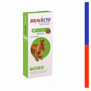 Antipulgas para perro bravecto 500 mg 10-20 Kg