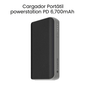 Cargador Portátil Mophie Batería externa (powerstation) PD 6,700mAh – Negro