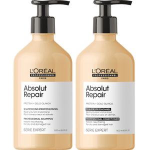 Shampoo Reparador 500ml + Acondicionador 500ml LOreal Absolut Repair