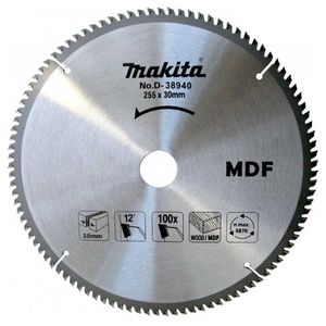 Disco para Sierra de MDF 10" Reductor 5/8" Makita D-38940