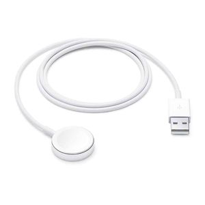 Cargador inalámbrico Apple interfaz usb, compatible con Apple Watch, 1m, blanco