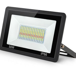 Reflector Led Colores Exterior Inteligente Wifi Rgb 50w Ip66 Tuya-FI