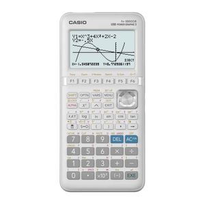 Calculadora gráfica Casio FX-9860GIII 2900 funciones, funciona a pilas, blanco