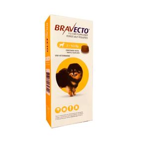 Bravecto Antipulgas para Perro Masticable 2.0 - 4.5 Kg