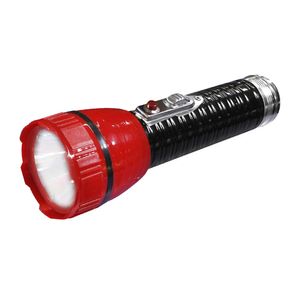 Linterna led Opalux OP-6617A 0.5w, a pilas, negro y rojo