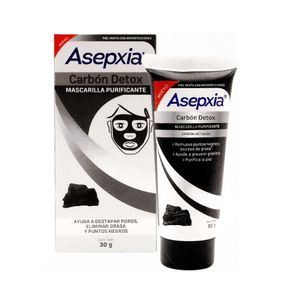 Asepxia Mascarilla Peel Off Carbón Detox 30 gr