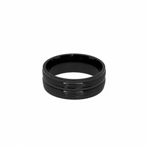 ANILLO DOBLE NEGRO | RIN-06