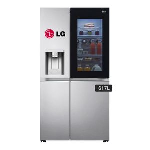 Refrigeradora LG Side by Side 617LT LS66SXN con Instaview- Plateada